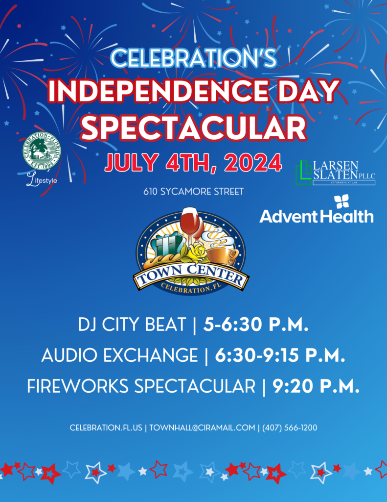 July 4th Spectacular July 4, 2024Celebration Town Center