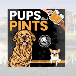 2025 Pups and Pints- Lakeside Park January 18th, 2025-Celebration, FL