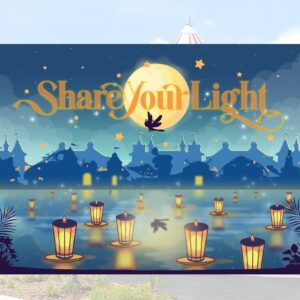Give Kids The World Share Your Light-Celebrating over 200,000 wishes granted